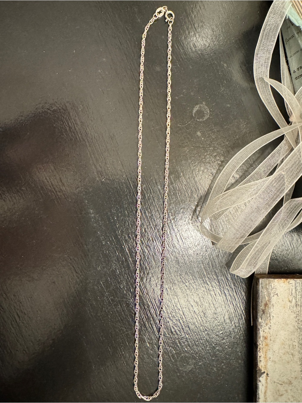 James Avery 16” light rope chain